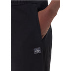 Schwarze Baumwoll-Jogginghose (Trainingshose)