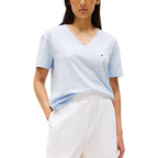 Blaues T-Shirt aus Bio-Baumwolle