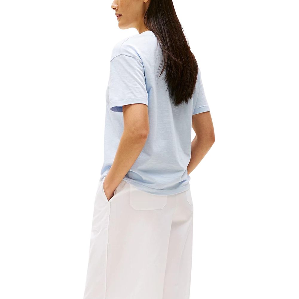 Blaues T-Shirt aus Bio-Baumwolle