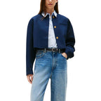 Blazer in Blue Viscose