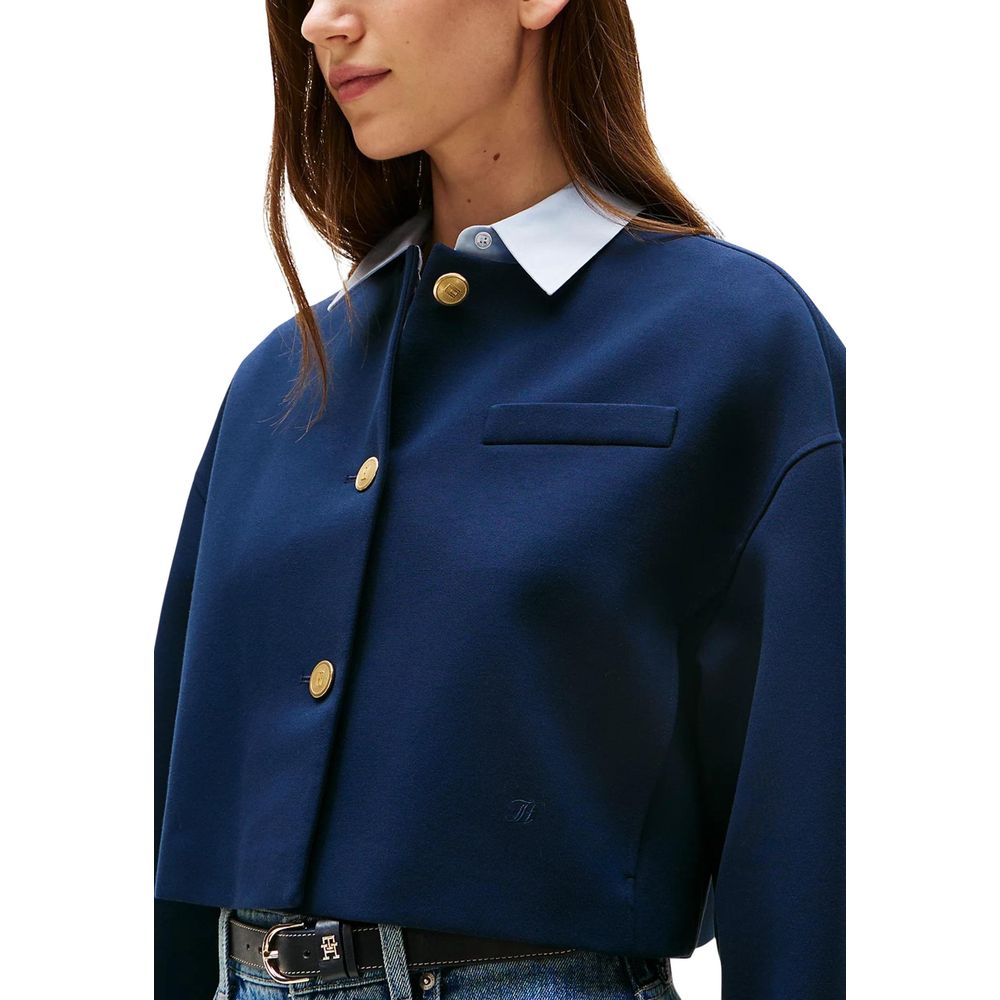Blazer in Blue Viscose
