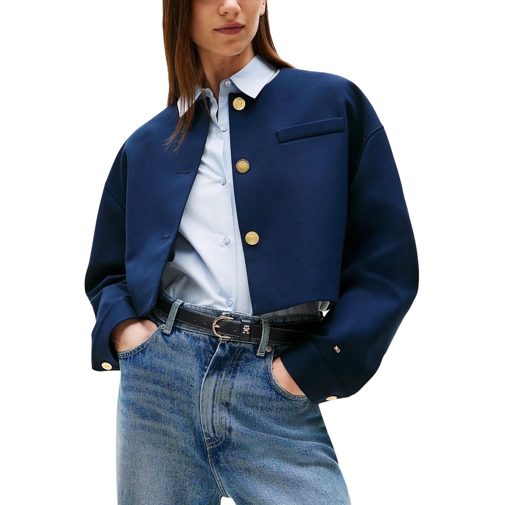 Blazer in Blue Viscose