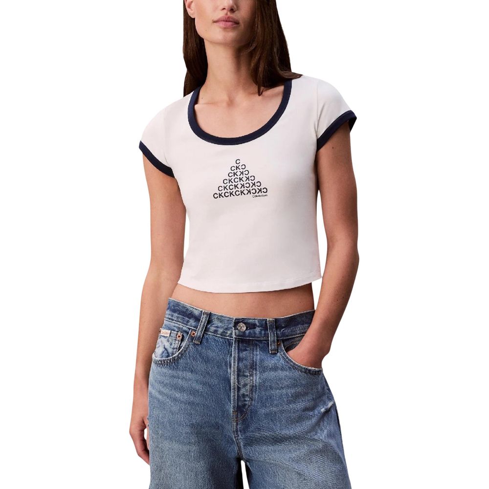 Weiße Baumwoll-Tanktops