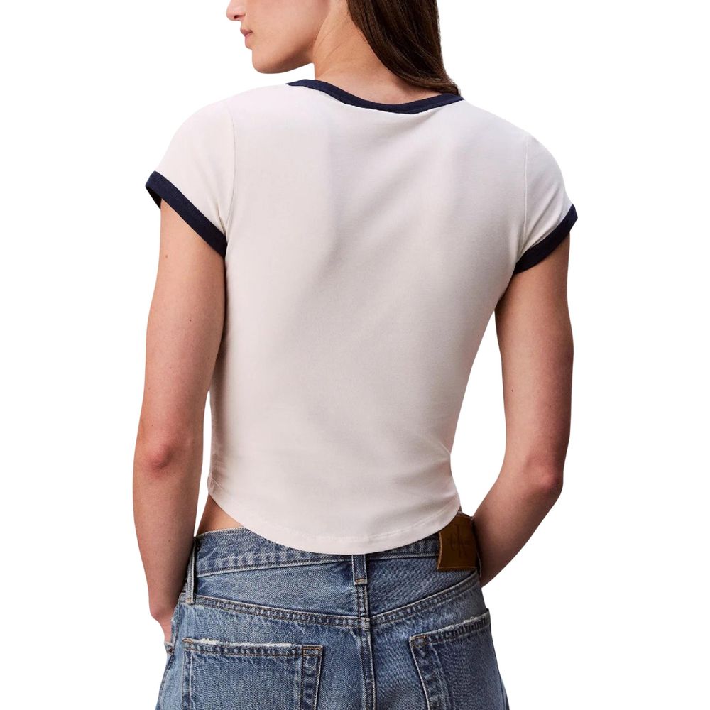 Weiße Baumwoll-Tanktops