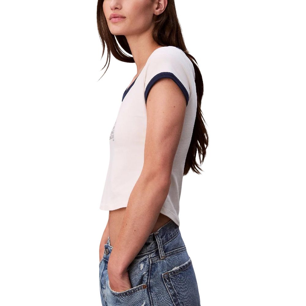 Weiße Baumwoll-Tanktops
