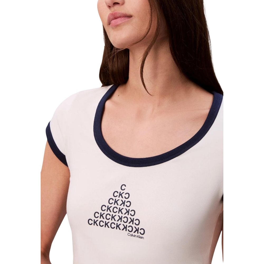 Weiße Baumwoll-Tanktops