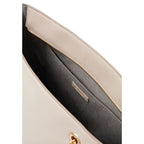 Beige Polyethylen-Handtasche