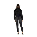Black Polyester Hoodie