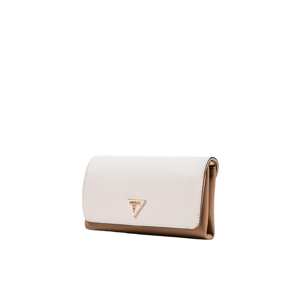 Clutch Bag aus beigem Polyethylen
