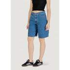 Pantaloncini di cotone blu