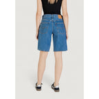 Pantaloncini di cotone blu