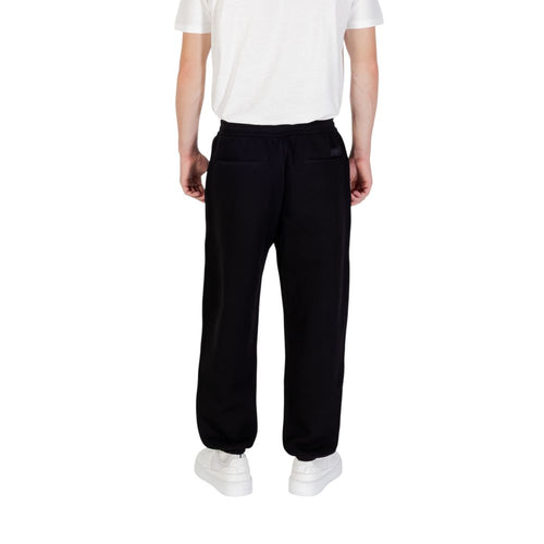 Schwarze Baumwoll-Jogginghose (Trainingshose)