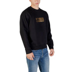 Zweifarbiger Baumwollpullover