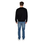 Zweifarbiger Baumwollpullover