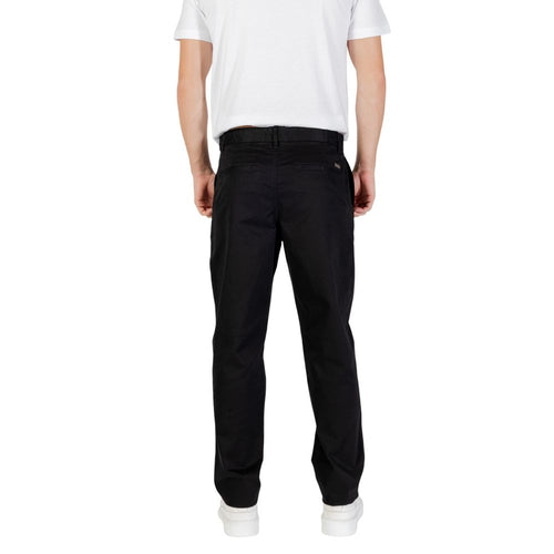 Schwarze, schmale Hose aus Baumwolle