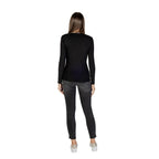 Black Cotton Long Sleeve T-Shirt