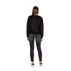 Bicolor-Viskose-Sweatshirt