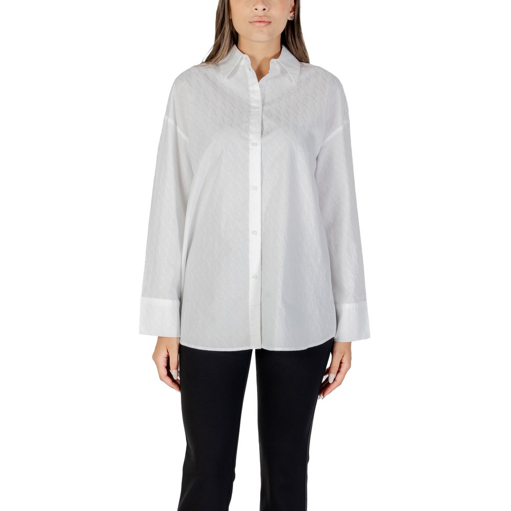 Camicetta in cotone bianco