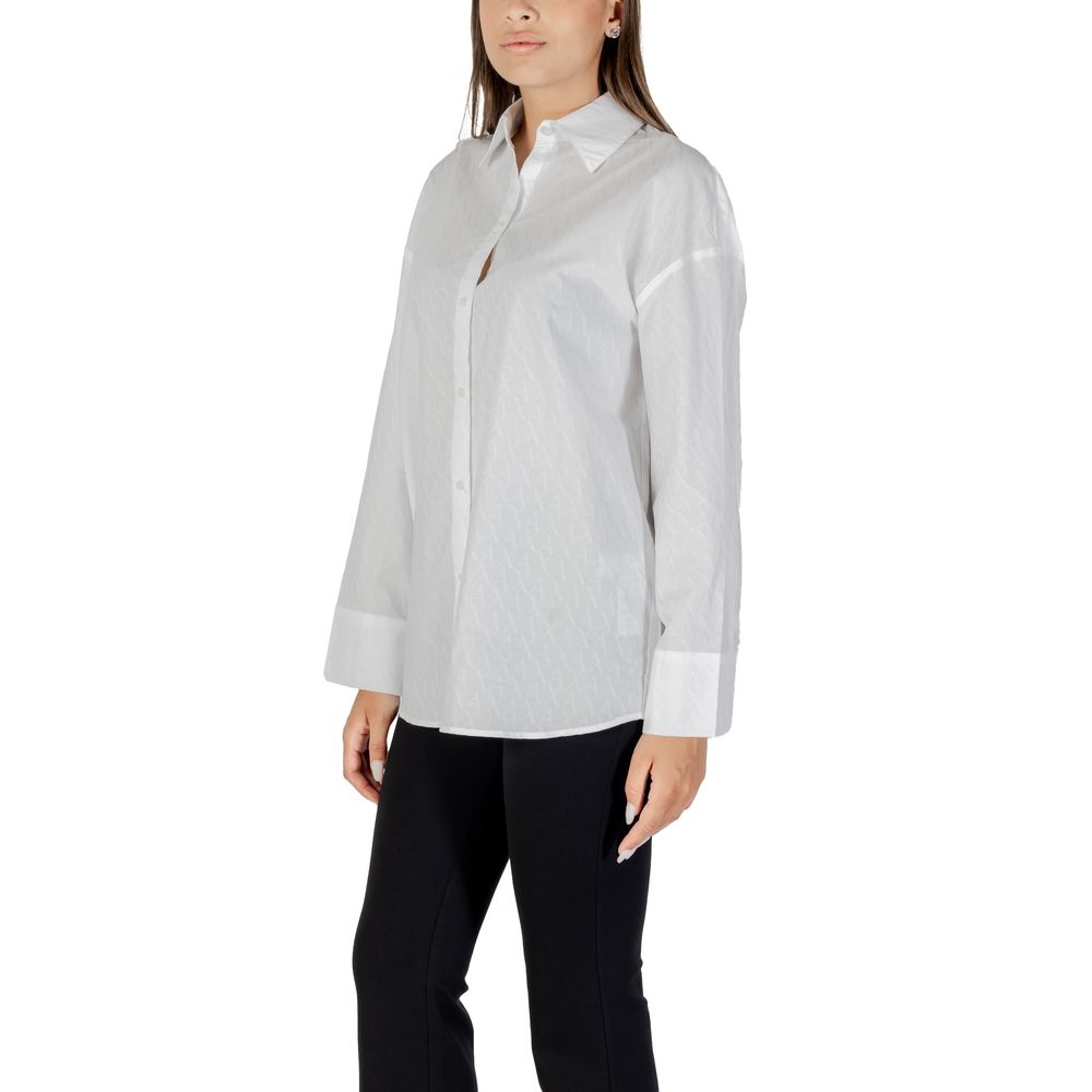 Camicetta in cotone bianco