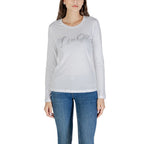 Bicolor Cotton Long Sleeve T-Shirt