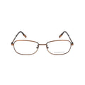 Braune Metallbrille
