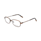 Braune Metallbrille