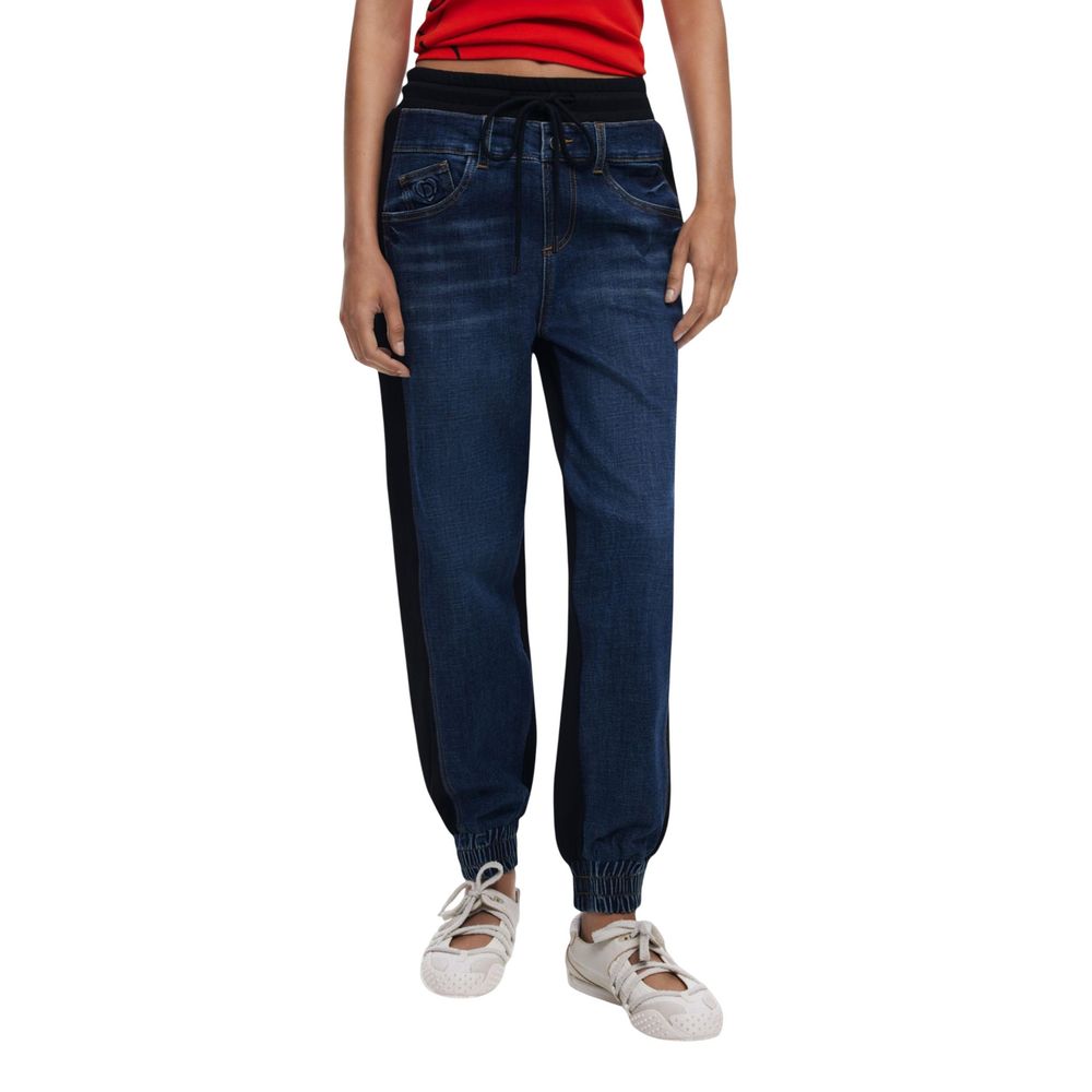 Blaue Jogginghose aus Baumwolle