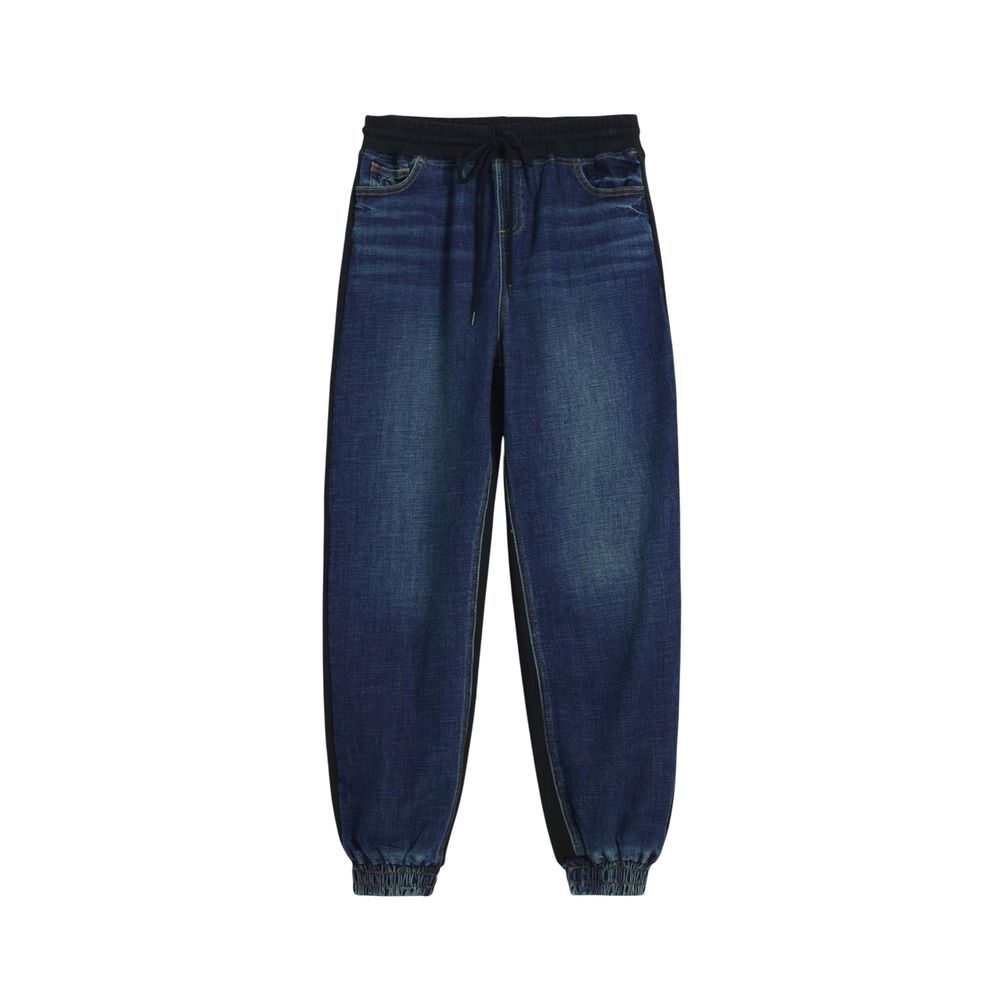 Blaue Jogginghose aus Baumwolle
