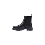 Schwarze Stiefeletten aus Polyethylen