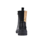Schwarze Stiefeletten aus Polyethylen