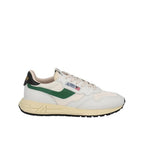 White Leather Athletic Sneakers