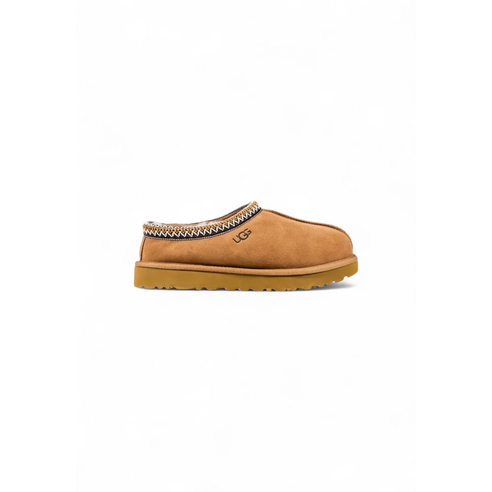 Beige Leder Stiefeletten