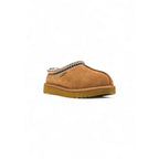 Beige Leder Stiefeletten