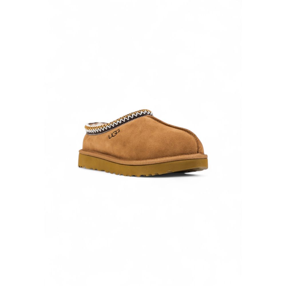 Beige Leder Stiefeletten