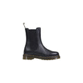 Schwarze Leder Stiefeletten
