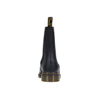 Schwarze Leder Stiefeletten