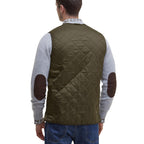 Green Polyamide Sleeveless Jacket