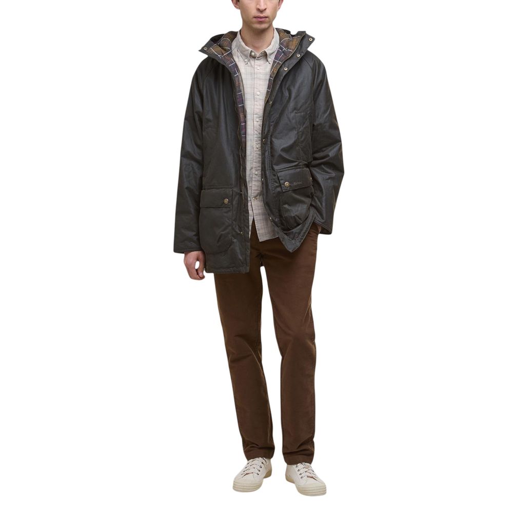 Green Cotton Parka
