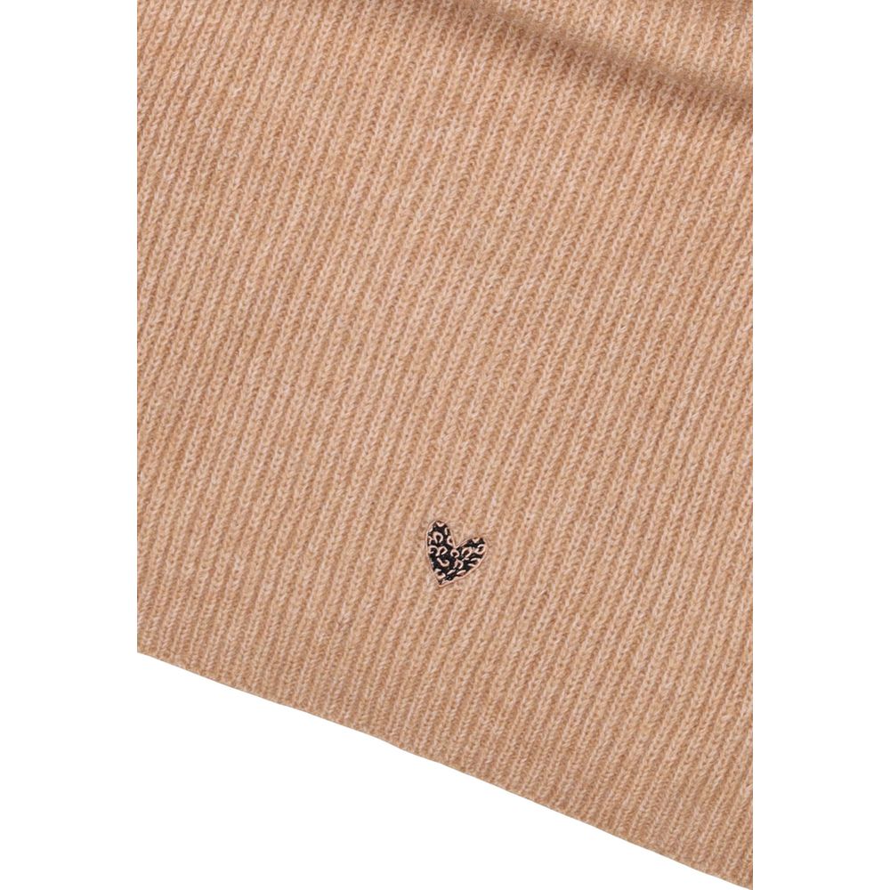 Beige Recycled Polyester Scarf