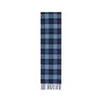 Blue Wool Scarf