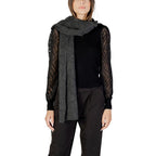 Gray Recycled Polyester Scarf