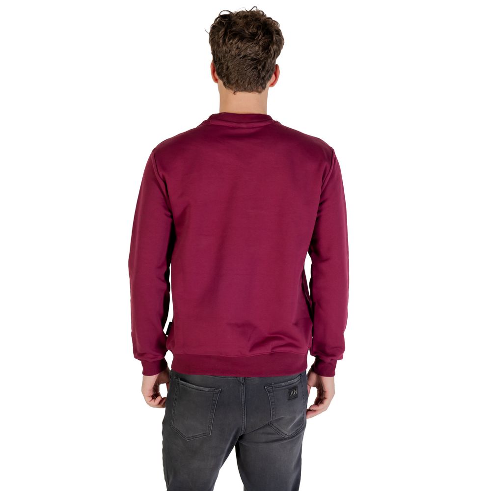 Bordeaux Baumwoll-Sweatshirt