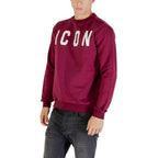 Bordeaux Baumwoll-Sweatshirt