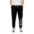 Schwarze Baumwoll-Jogginghose (Trainingshose)