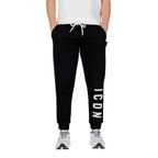Schwarze Baumwoll-Jogginghose (Trainingshose)