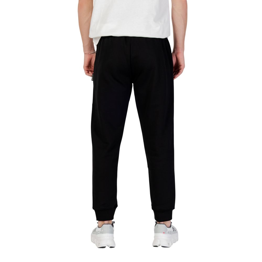 Schwarze Baumwoll-Jogginghose (Trainingshose)