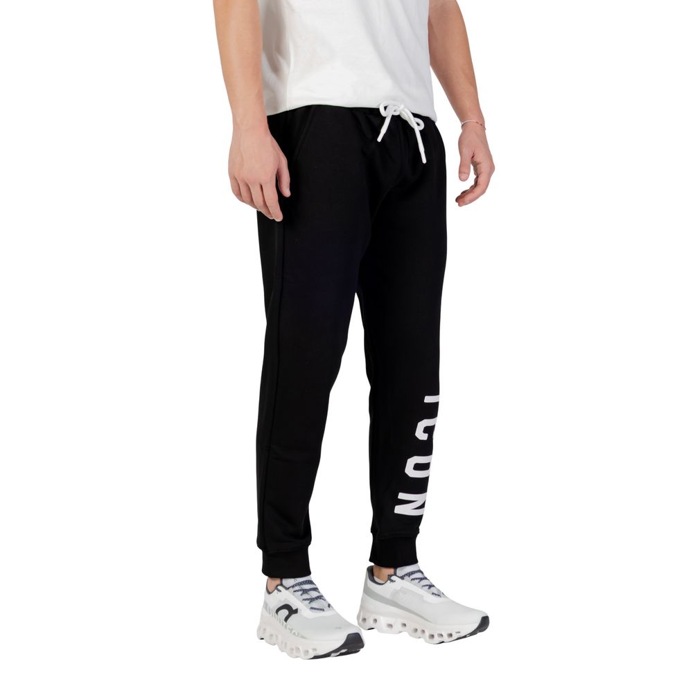 Schwarze Baumwoll-Jogginghose (Trainingshose)