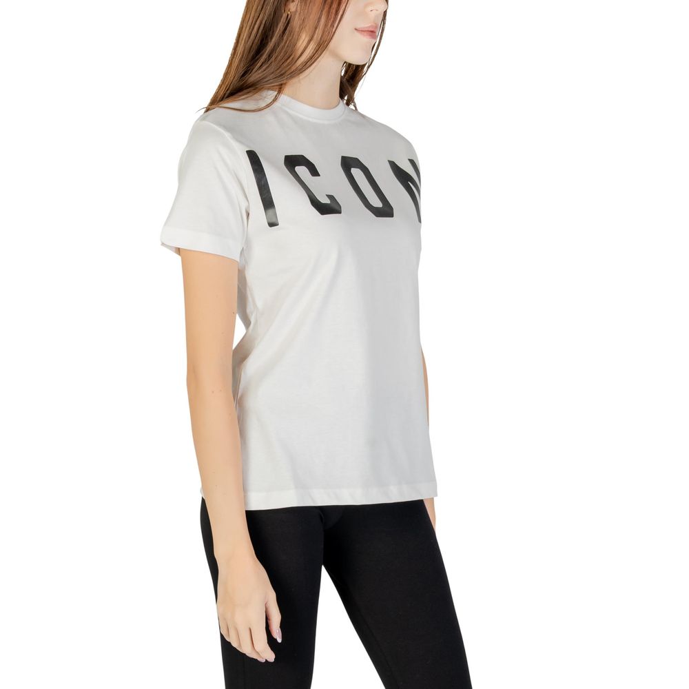 T-Shirt in crema di cotone