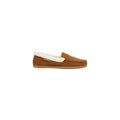 Braune Wildleder-Hausschuhe