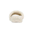 Pantofole in tessuto crema